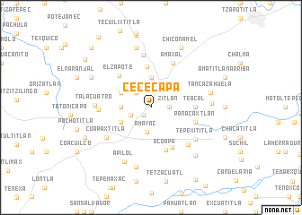 map of Cececapa