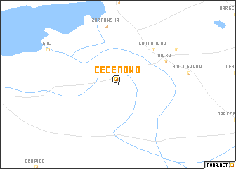 map of Cecenowo