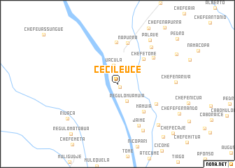 map of Cecileuce