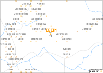 map of Cecim