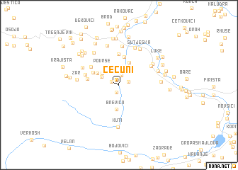 map of Cecuni