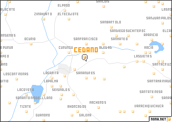 map of Cedano