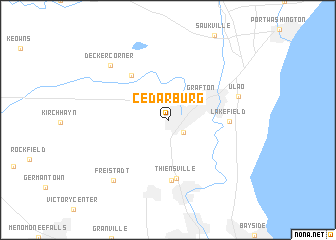 map of Cedarburg