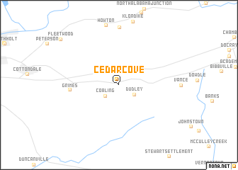 map of Cedar Cove