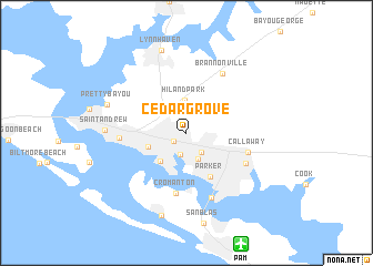 map of Cedar Grove