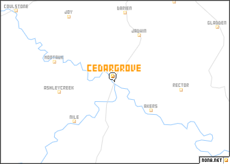 map of Cedargrove