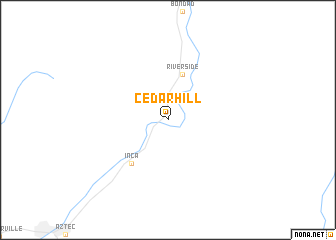 map of Cedar Hill