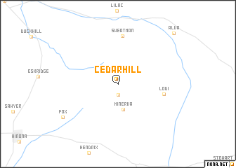map of Cedar Hill