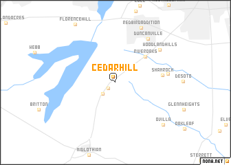 map of Cedar Hill