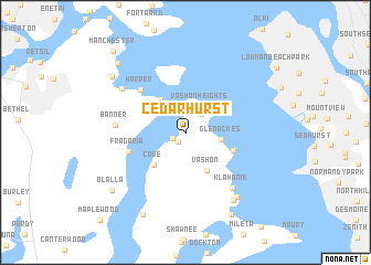 map of Cedarhurst