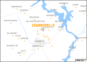 map of Cedar Knolls