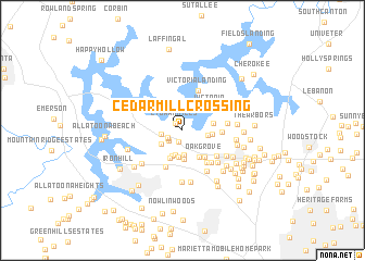 map of Cedar Mill Crossing