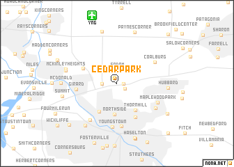 map of Cedar Park