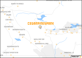 map of Cedarpines Park