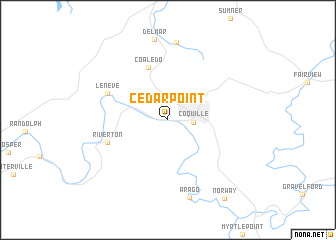 map of Cedar Point