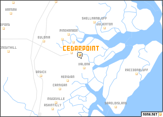 map of Cedar Point