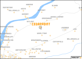 map of Cedar Point