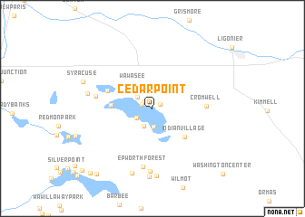 map of Cedar Point