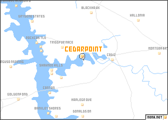 map of Cedar Point