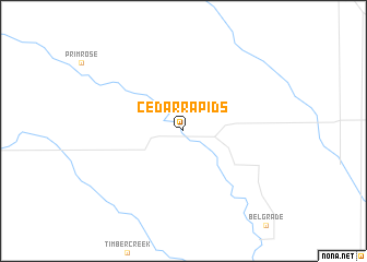 map of Cedar Rapids