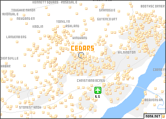 map of Cedars