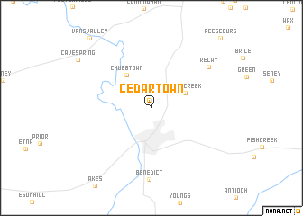 map of Cedartown