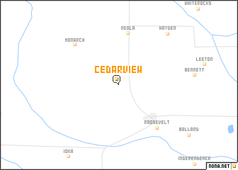 map of Cedarview