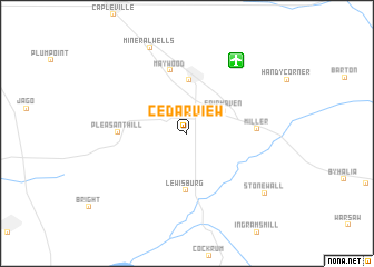 map of Cedarview