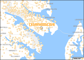 map of Cedarwood Cove