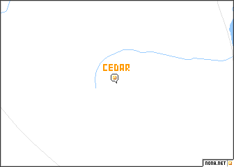 map of Cedar