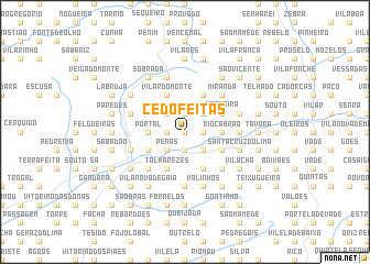 map of Cedofeitas