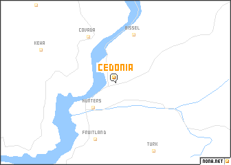 map of Cedonia