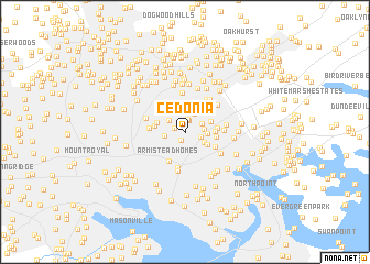 map of Cedonia