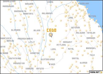 map of Cedo