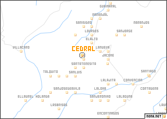 map of Cedral