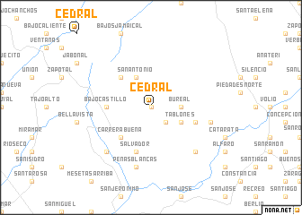 map of Cedral