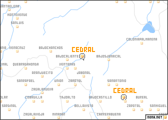 map of Cedral