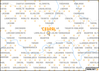 map of Cedral