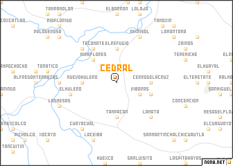 map of Cedral