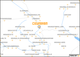 map of Cedramán