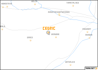 map of Cedric