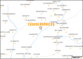 map of Cedro Las Raíces