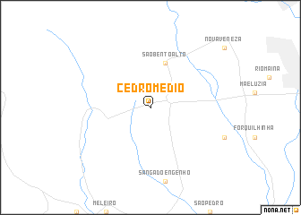 map of Cedro Médio