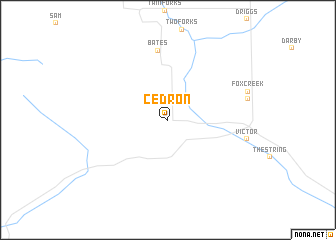 map of Cedron