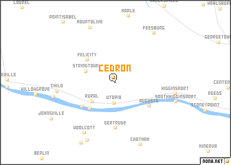 map of Cedron