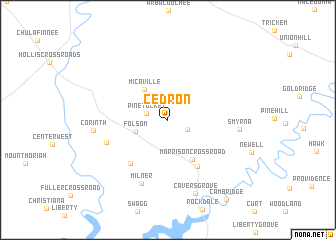 map of Cedron