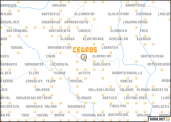 map of Cedros