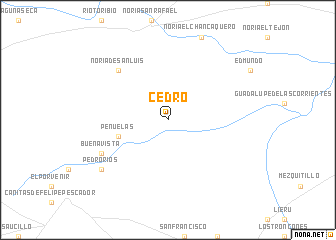 map of Cedro