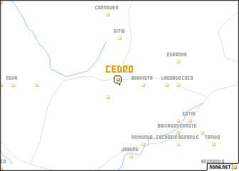 map of Cedro