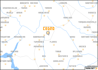 map of Cedro